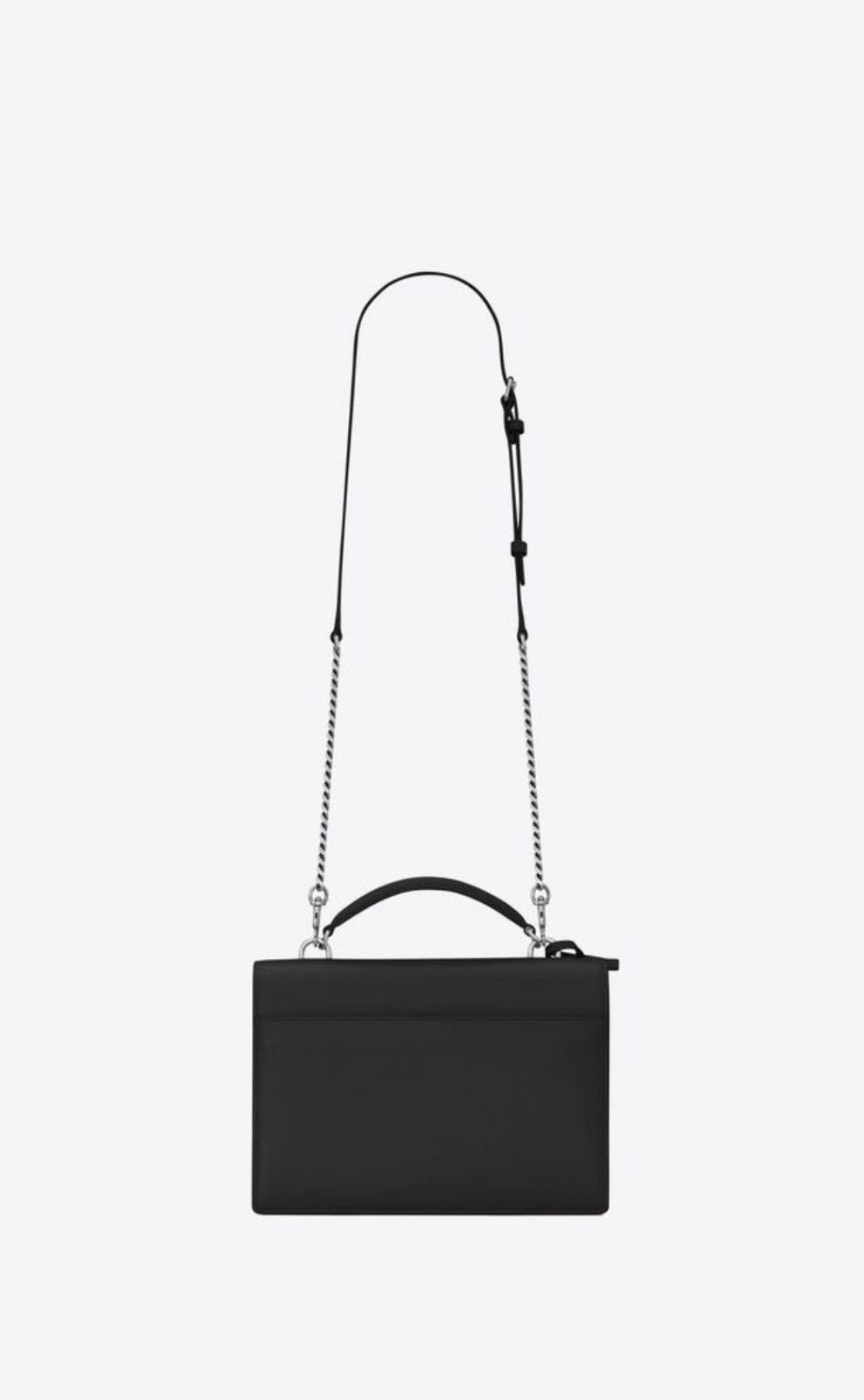 Saint Laurent Paris o1b1hav110724 Size: OS / Sunset Top Handel Leather Bag Black Size ONE SIZE - 3 Thumbnail