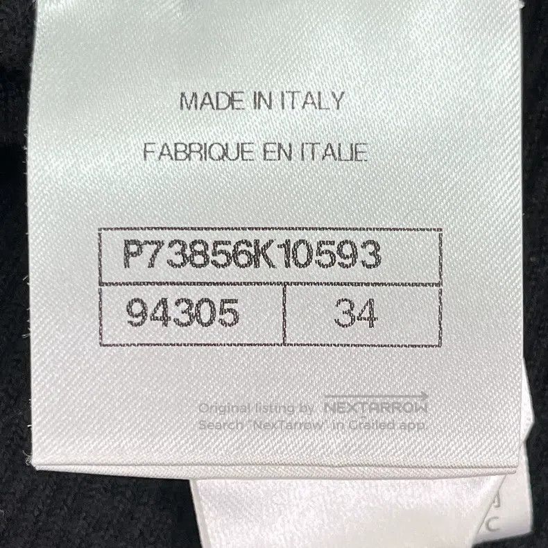 Chanel Chanel 22k thick flower logo knitted undershirt long sleev Size XXS / US 00 / IT 34 - 5 Thumbnail