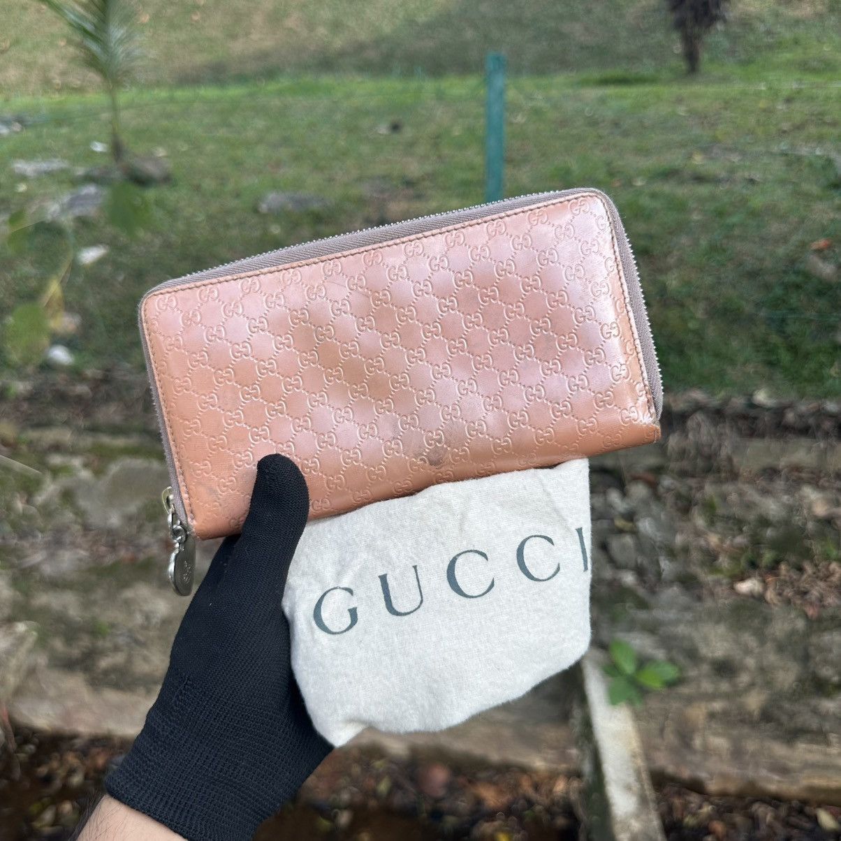 Gucci Gucci Microguccissima Zip Around Long Wallet – Heart Charm Size ONE SIZE - 2 Thumbnail