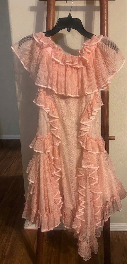 Alexander McQueen Alexander McQueen Fluid Ruffle Lacy Sheer Lace Silk Dress Size M / US 6-8 / IT 42-44 - 2 Thumbnail