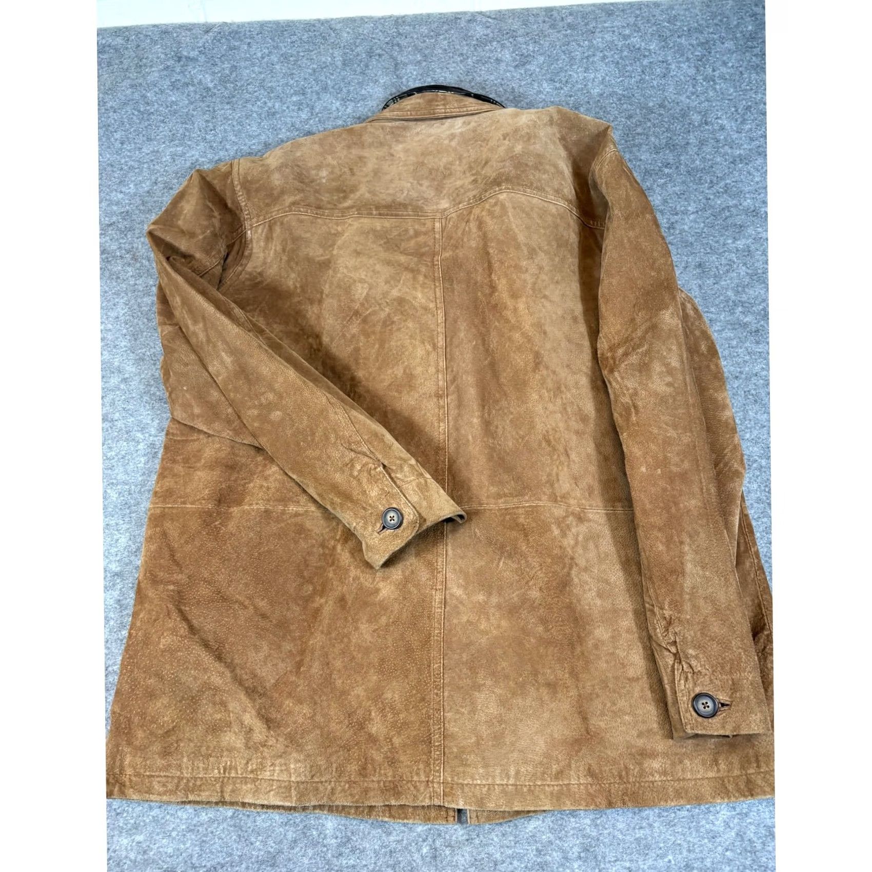 Etro VINTAGE Knightsbridge Jacket Mens Large Brown Faux Suede 90s Western Retro Casual Coat Size US L / EU 52-54 / 3 - 2 Thumbnail