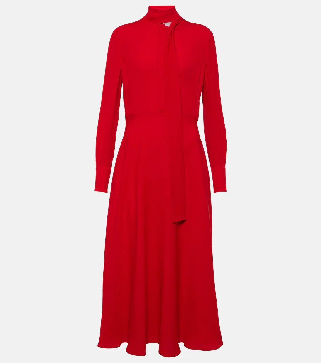Valentino o1y0226 Midi Dress in Red Size S / US 4 / IT 40 - 1 Thumbnail