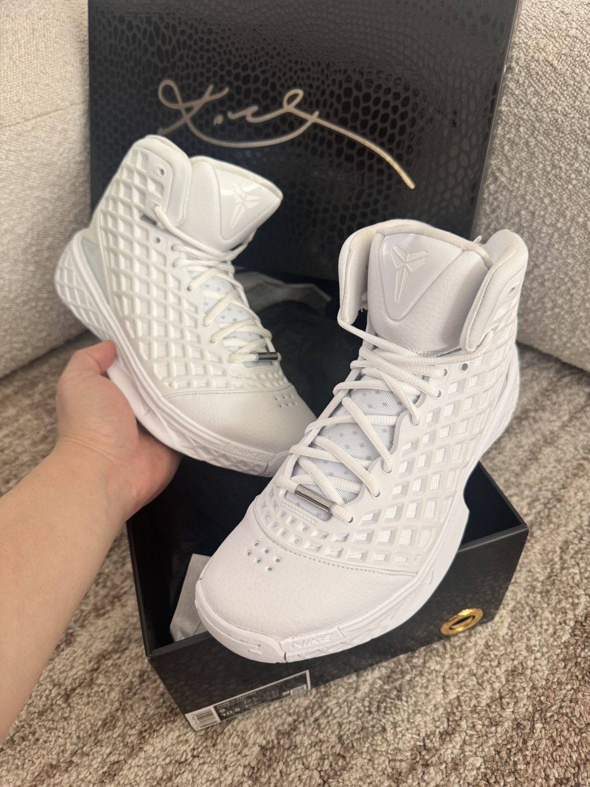 Nike Kobe 3 Protro White Size US 9 / EU 42 - 1 Thumbnail