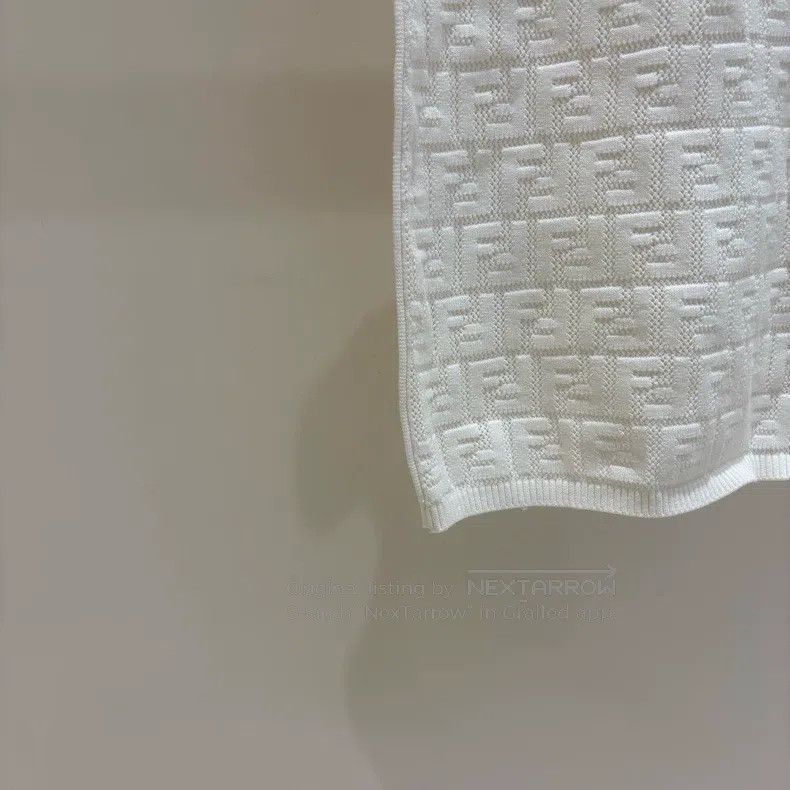Fendi Fendi Double F Letter Logo Slim Fit Knitted Hollow-out Sle Size XS / US 0-2 / IT 36-38 - 5 Thumbnail