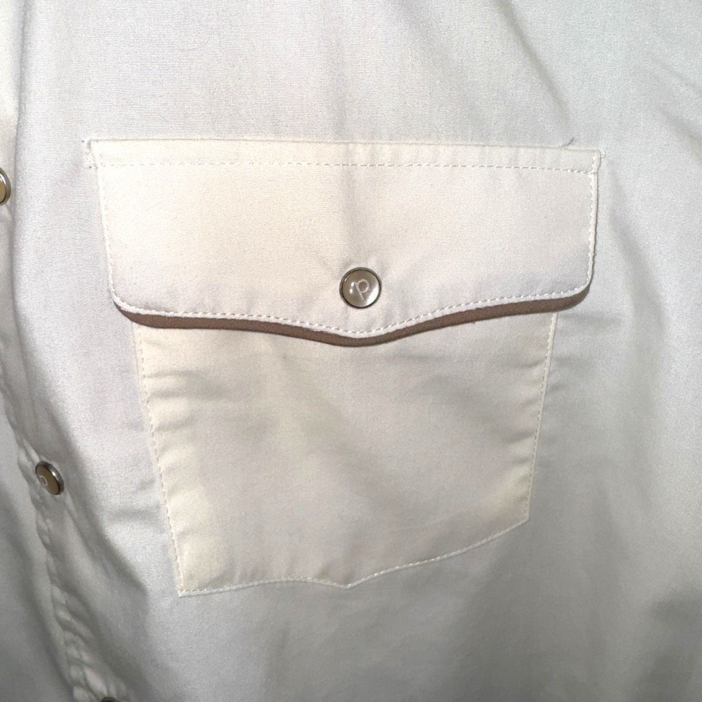 Vintage Patroncito USA Off-White Pearl Snap Cowboy Western Shirt Siz Size US M / EU 48-50 / 2 - 5 Thumbnail