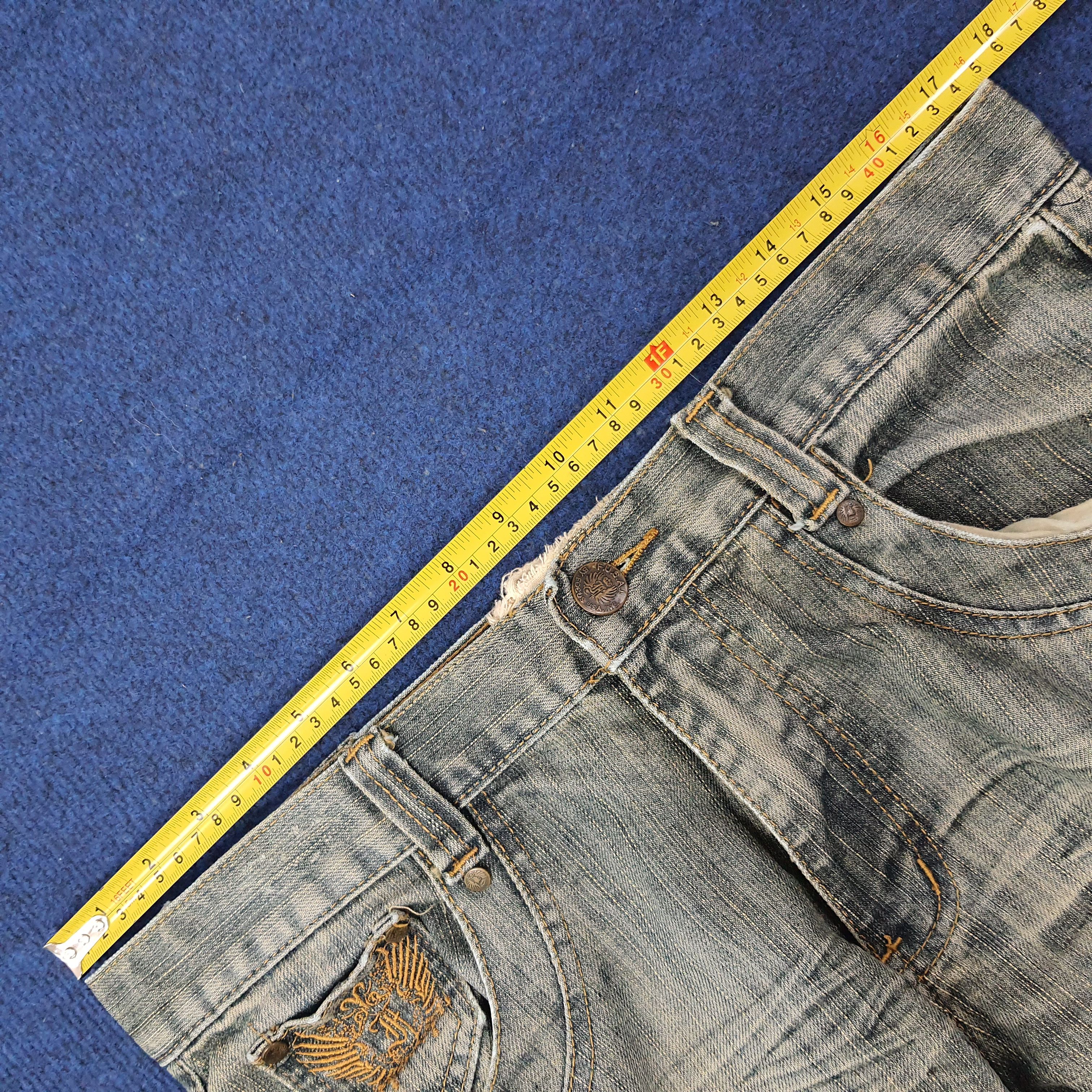 FUSAI Vintage FUSAI Focus USA Y2K Jeans C258N25 Size US 33 - 12 Thumbnail
