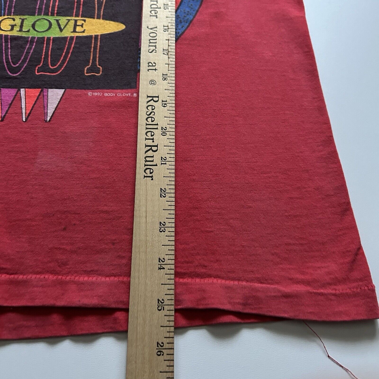 Body Glove Vintage 90s Body Glove Surf Promo Graphic T Shirt Small Red Size US S / EU 44-46 / 1 - 5 Thumbnail