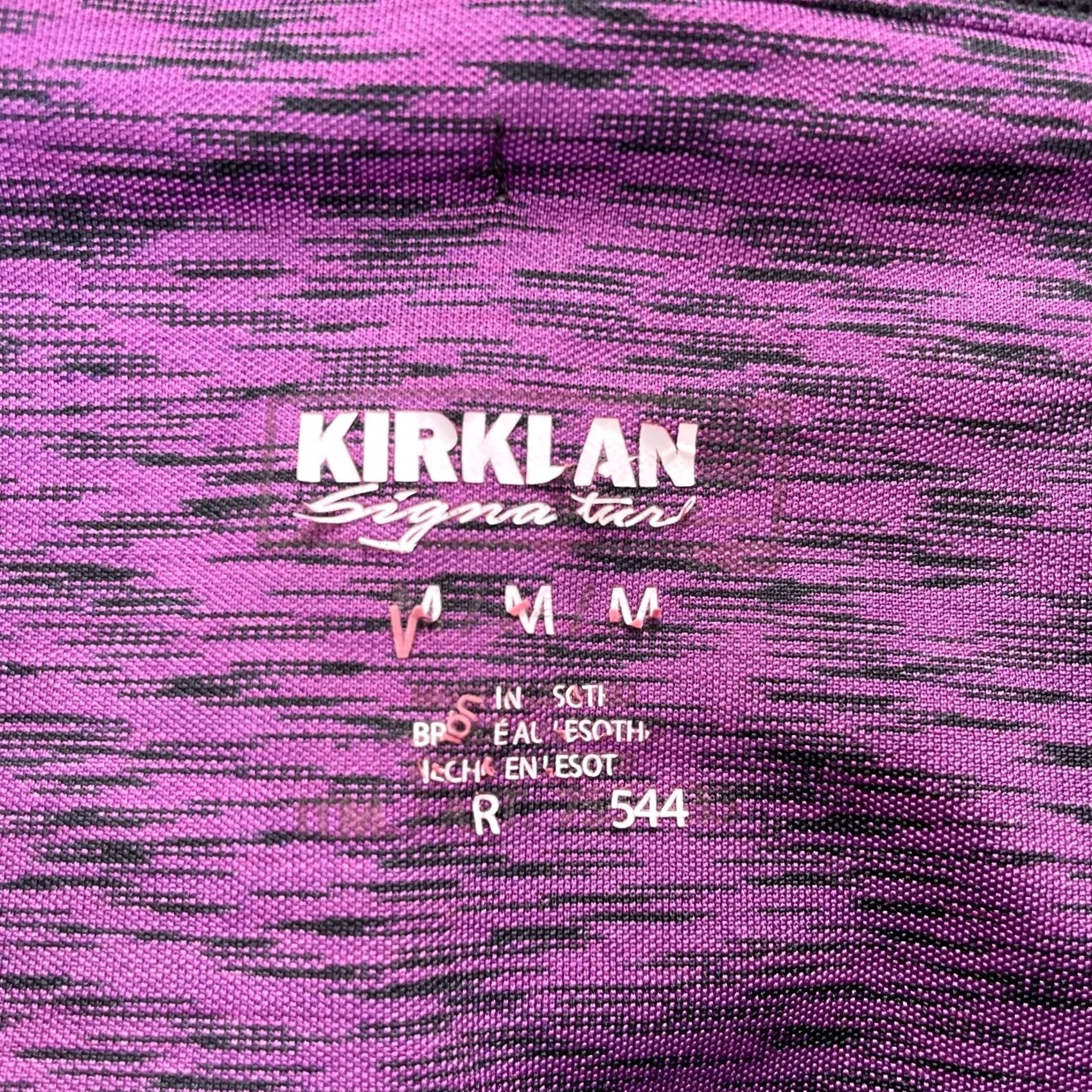 Vintage Kirkland Signature Leggings Womens Medium Purple Active Crop Skinny Leg Pants Size 32" / US 10 / IT 46 - 3 Thumbnail
