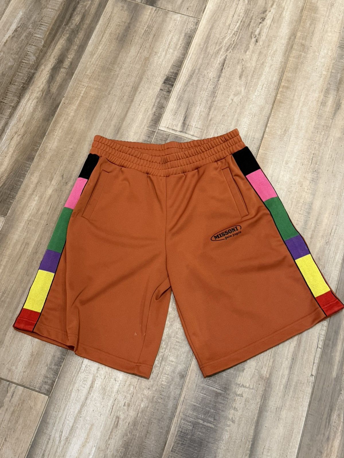 Missoni × Palm Angels Missoni x Palm Angels Multi color Track shorts XXL Size US 38 / EU 54 - 1 Thumbnail