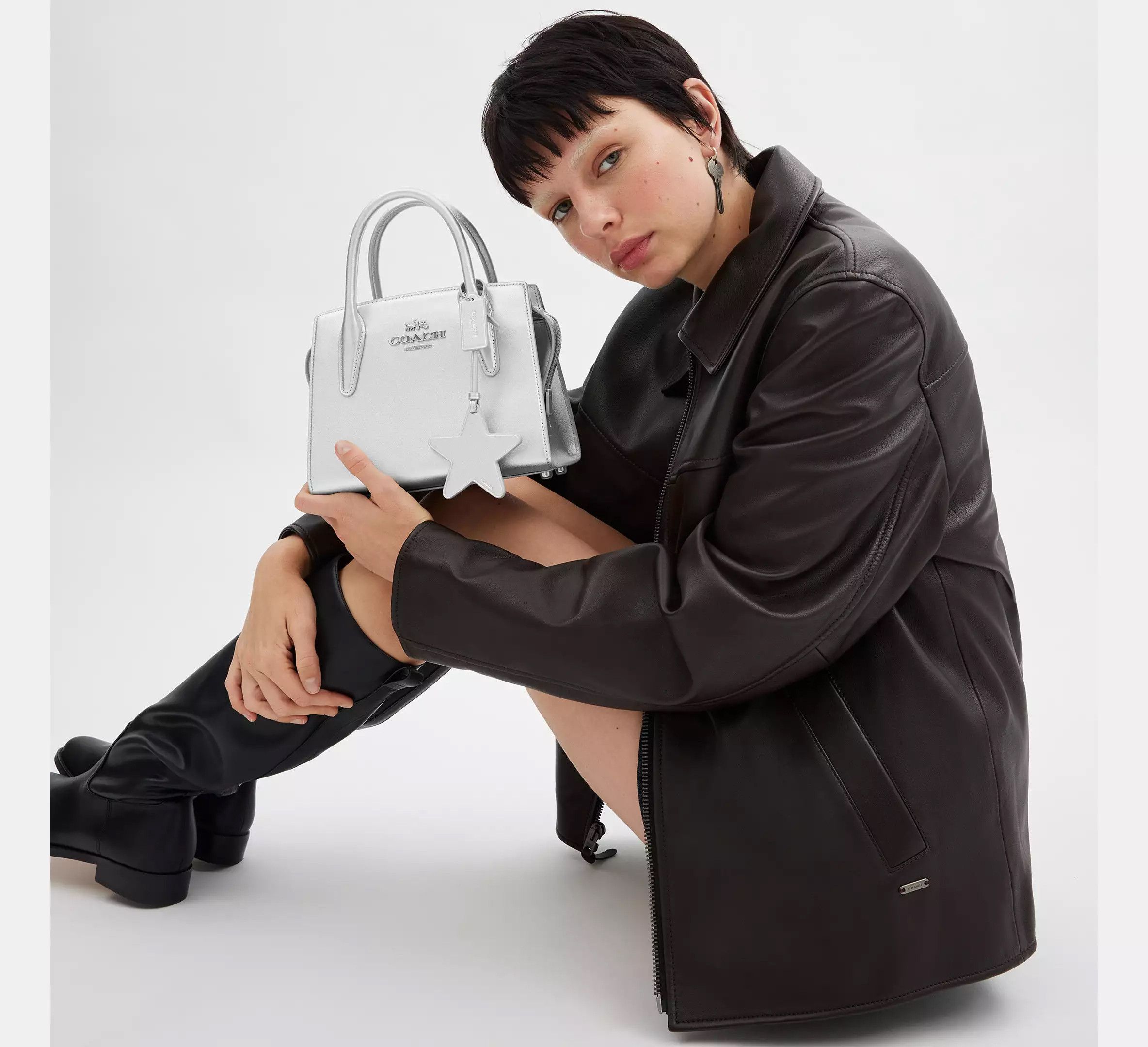 Coach Andrea Carryall Bag CW024 Size ONE SIZE - 8 Thumbnail