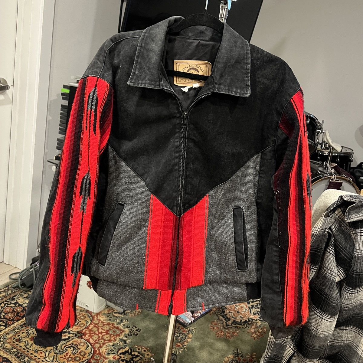 Other vintage embroidered buffalo nickel western jacket aztec Size US L / EU 52-54 / 3 - 1 Thumbnail