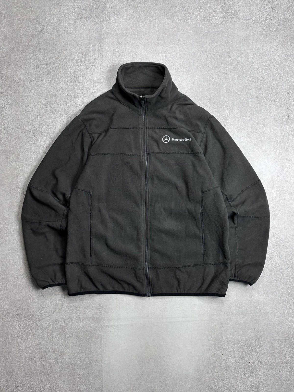 Mercedes-Benz Vintage 2in1 Mercedes Benz Retro Nylon Jacket + Sherpa M Size US M / EU 48-50 / 2 - 3 Thumbnail