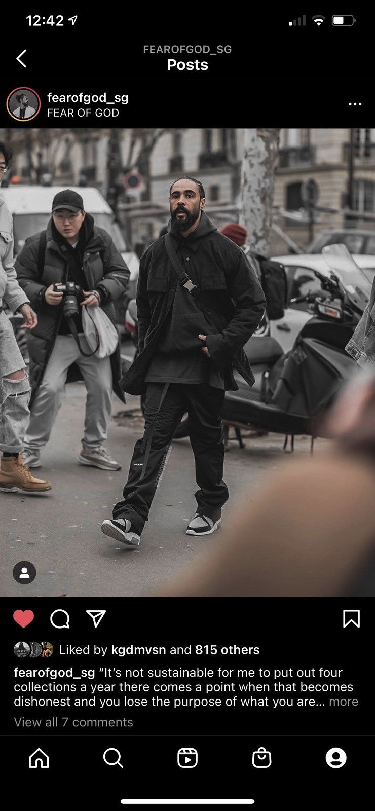 Fear of God FEAR OF GOD Sixth Collection Baggy Nylon Pant XS Size US 30 / EU 46 - 13 Thumbnail