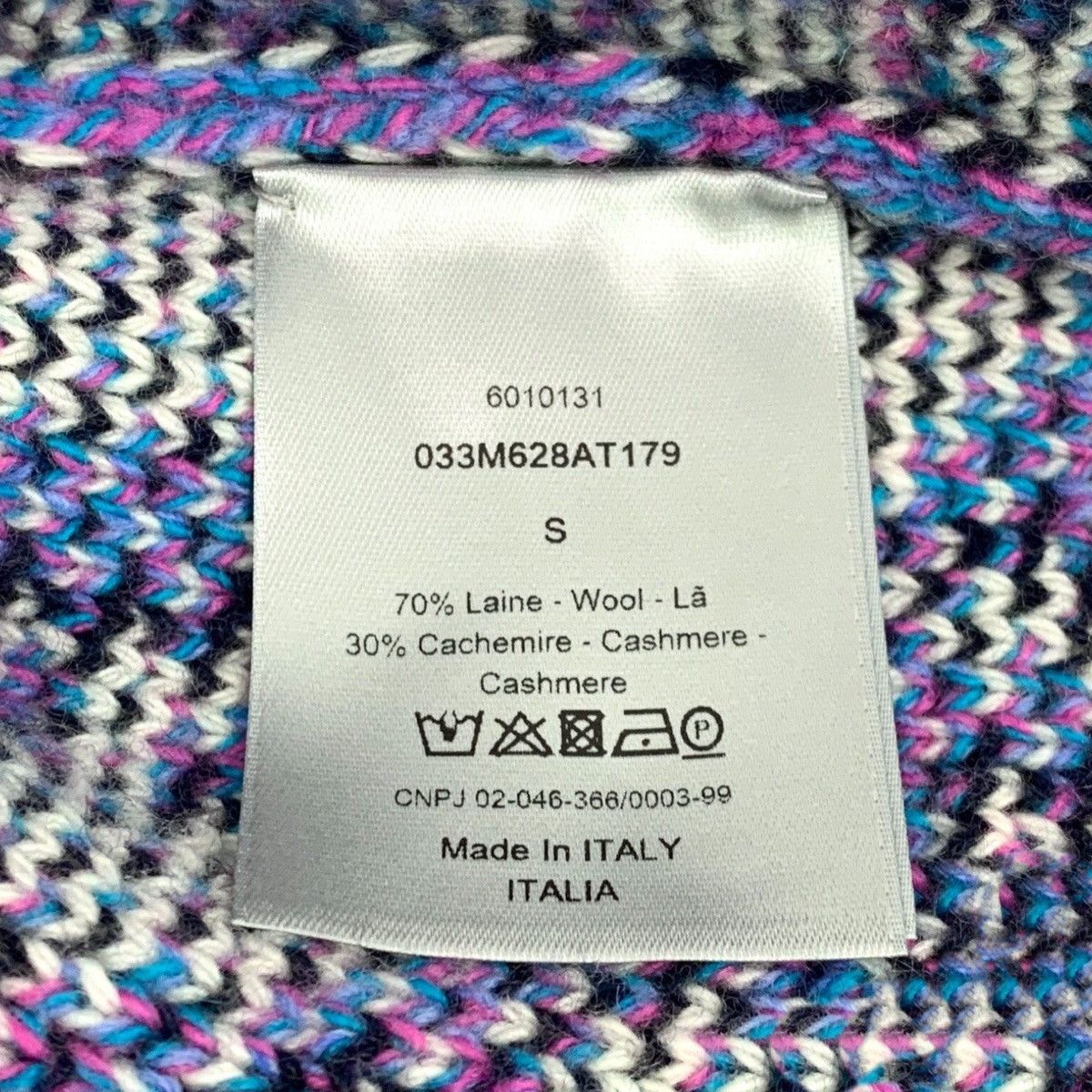 Dior Dior Wool All-over Printed Long Sleeve Knit Sweater K26WX Size S / US 4 / IT 40 - 8 Thumbnail