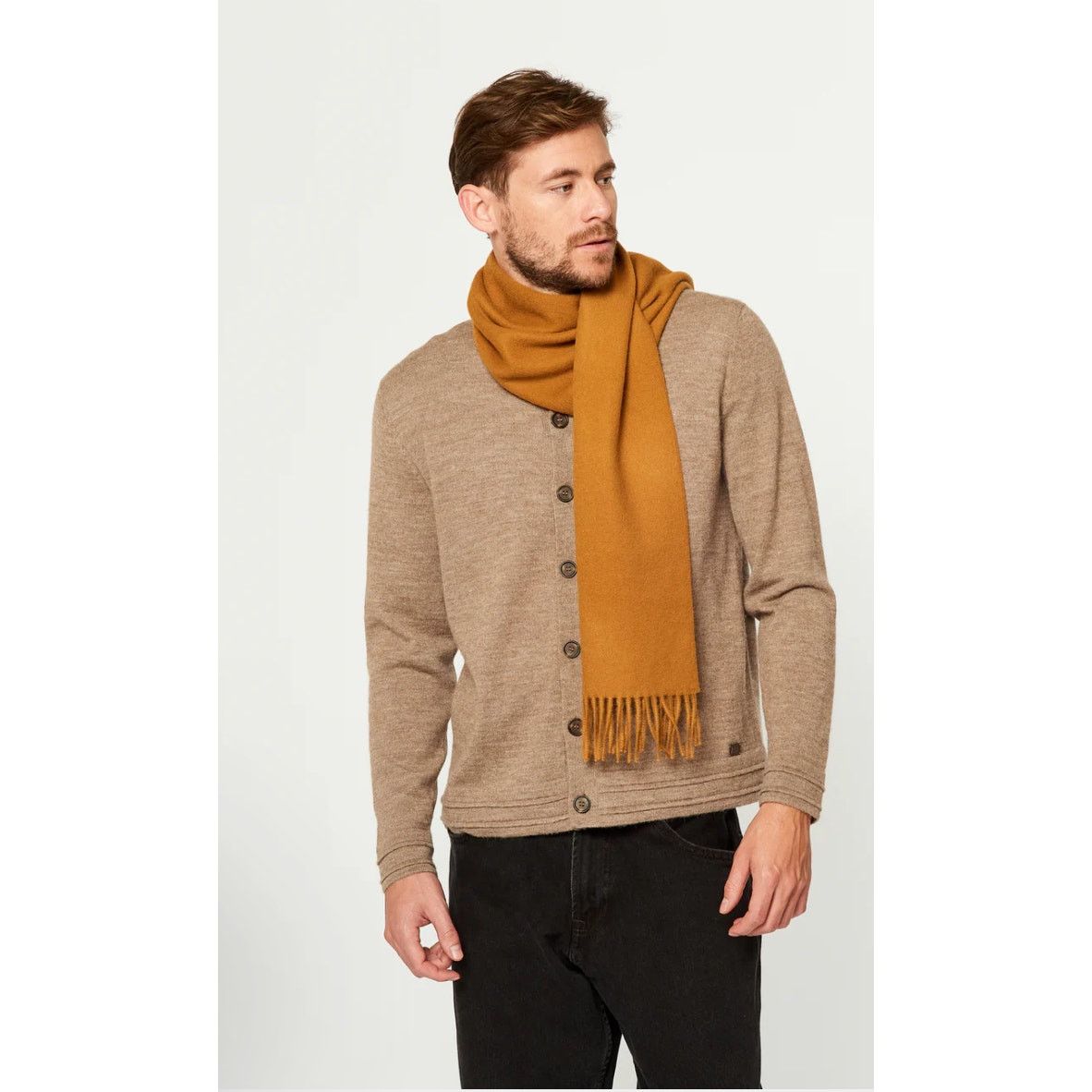 Other Alpaca 111 Baby Alpace Camel Scarf Size ONE SIZE - 6 Thumbnail