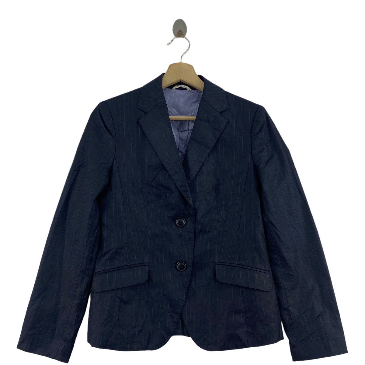 J. Press J.PRESS New York Hickory Stripes Black Blazer Coat Size US S / EU 44-46 / 1 - 1 Thumbnail