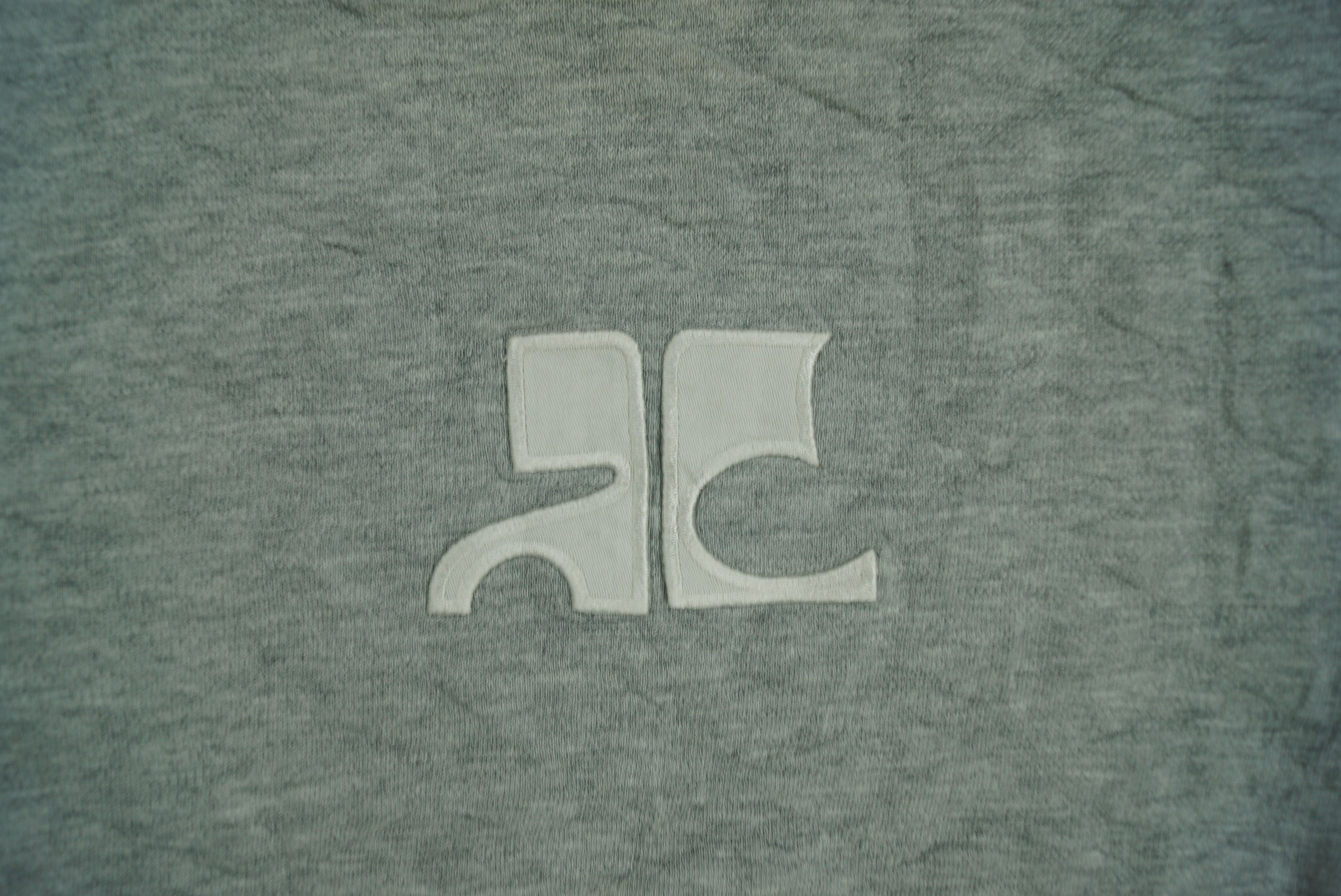 Courreges × Vintage Sweatshirt Courreges Small Logo Nice Design Size US M / EU 48-50 / 2 - 2 Thumbnail