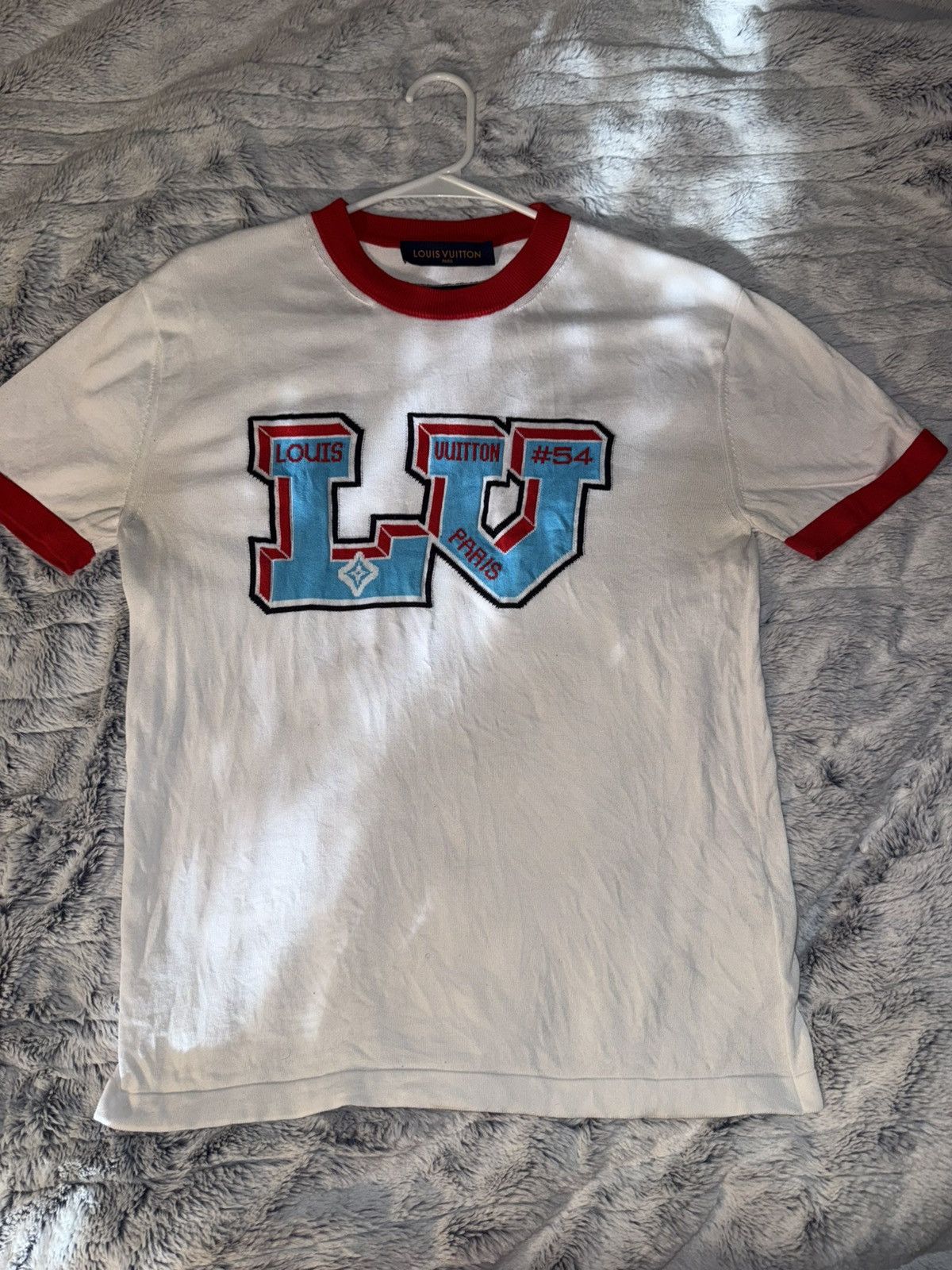 Louis Vuitton Louis Vuitton Signature LV knit t shirt | Grailed