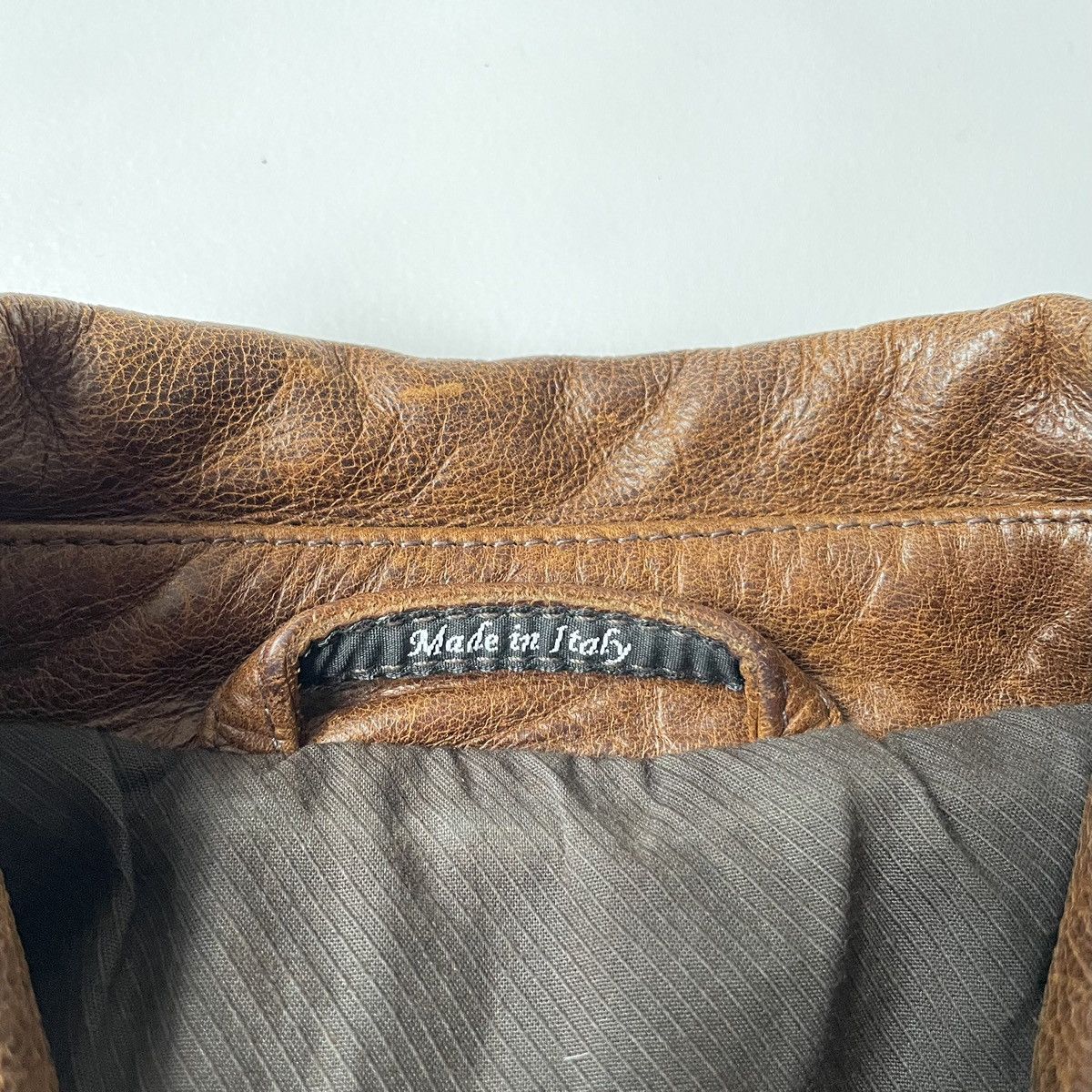 Maison Margiela S/S 2001 Tan Leather Jacket Size US M / EU 48-50 / 2 - 4 Thumbnail