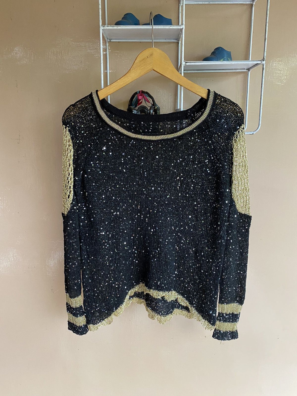 Issey Miyake Japanese avantgarde knitted glitter isseymiyake Size US M / EU 48-50 / 2 - 1 Thumbnail
