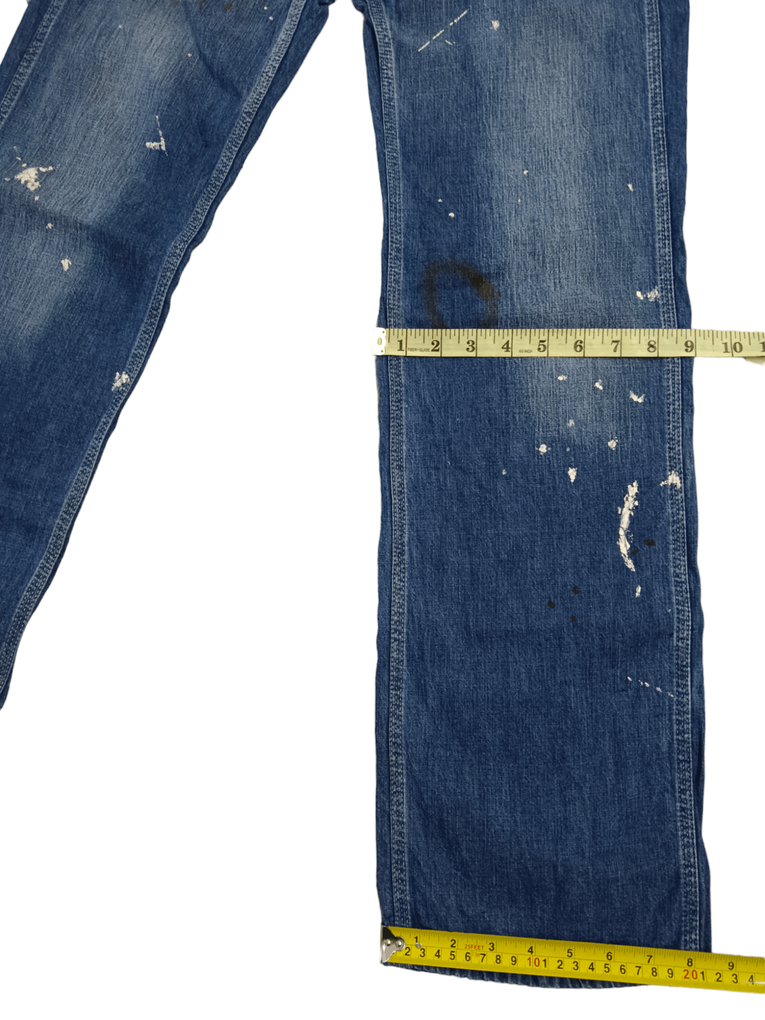 Japanese Brand DNM Riders Seditionaries Splash Rusty Low Rise Jeans Size 30" / US 8 / IT 44 - 8 Thumbnail