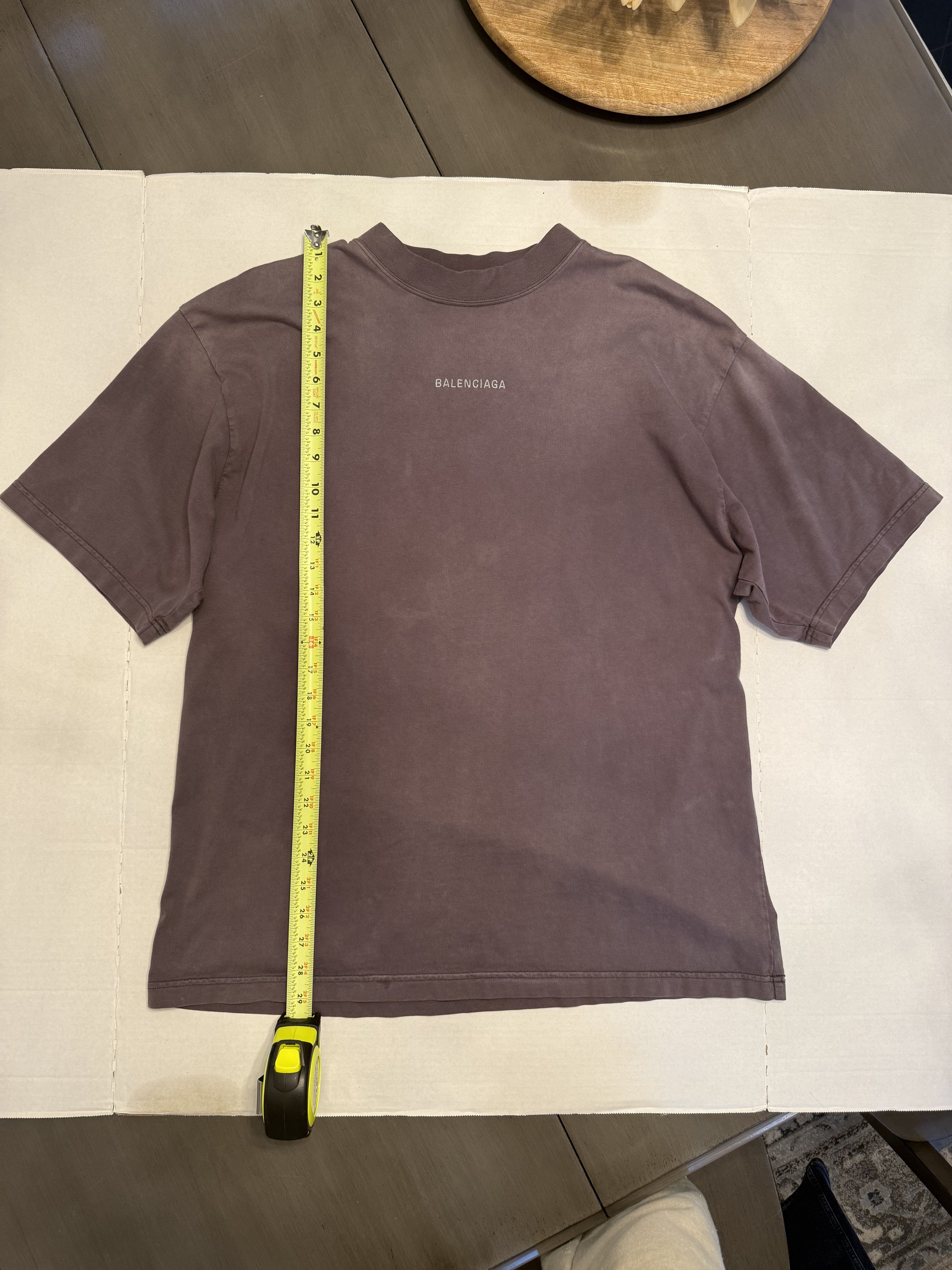 Balenciaga 2023 Balenciaga Medium Fit T-Shirt 'Purple' Size US M / EU 48-50 / 2 - 4 Thumbnail