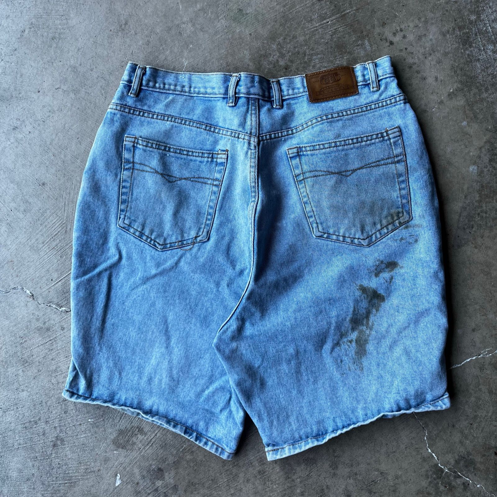 Vintage VINTAGE ROUTE 66 JORTS JEAN SHORTS DENIM FITS 34 Size US 34 / EU 50 - 1 Thumbnail