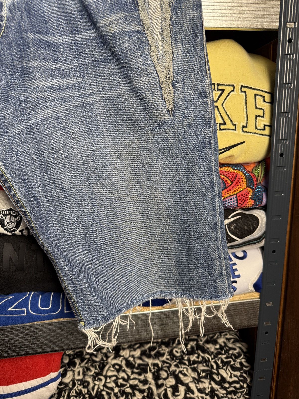 Levi's Levis 512 Jeans Hand Made Shorts Size US 33 - 6 Thumbnail