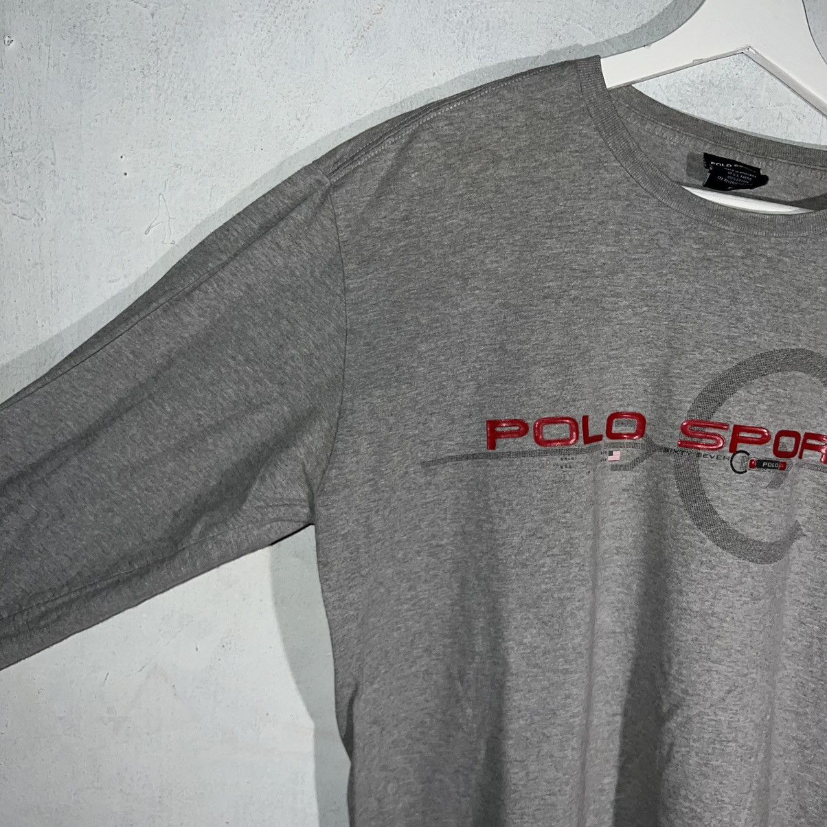 Polo Ralph Lauren × Vintage 90s vintage polo sport, long sleeve oversized T-shirt Size US M / EU 48-50 / 2 - 2 Thumbnail