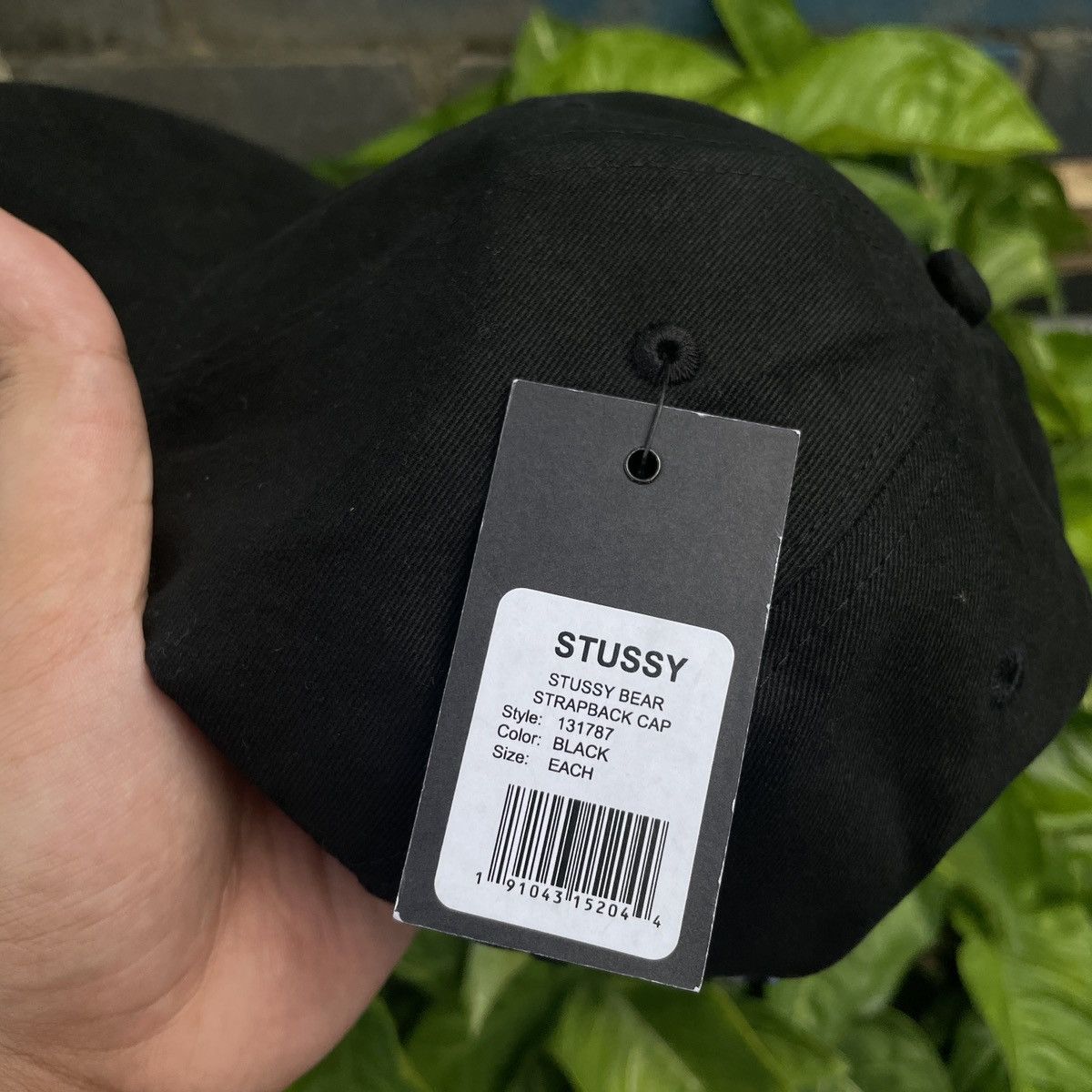 Other STUSSY STRAPBACK BEAR CAP - BLACK Size ONE SIZE - 4 Thumbnail