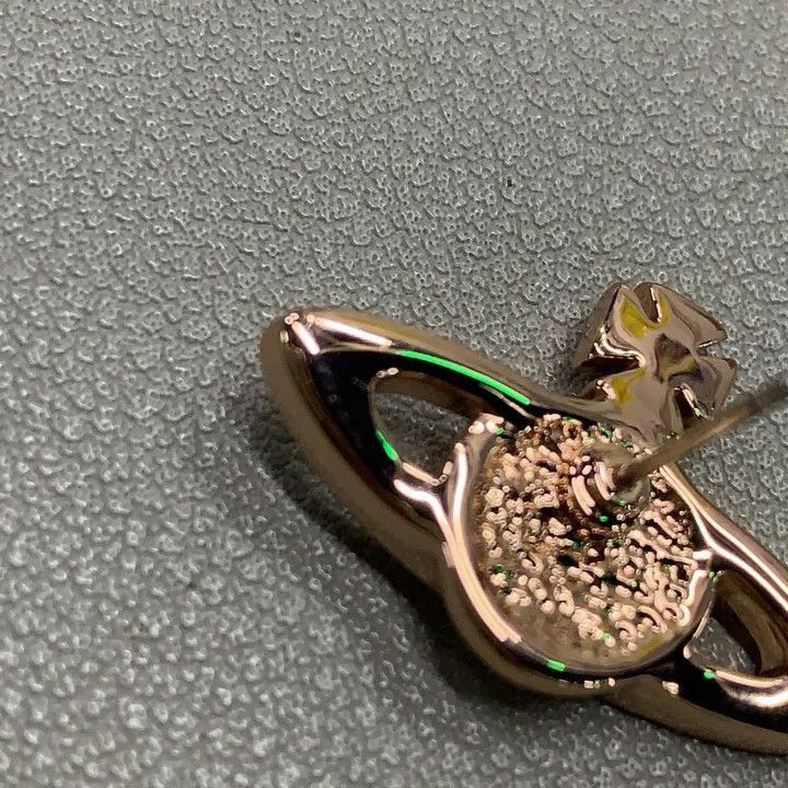 Vivienne Westwood Vivienne Westwood Mini Bas Relief Rose Gold Earrings -2507 Size ONE SIZE - 4 Thumbnail
