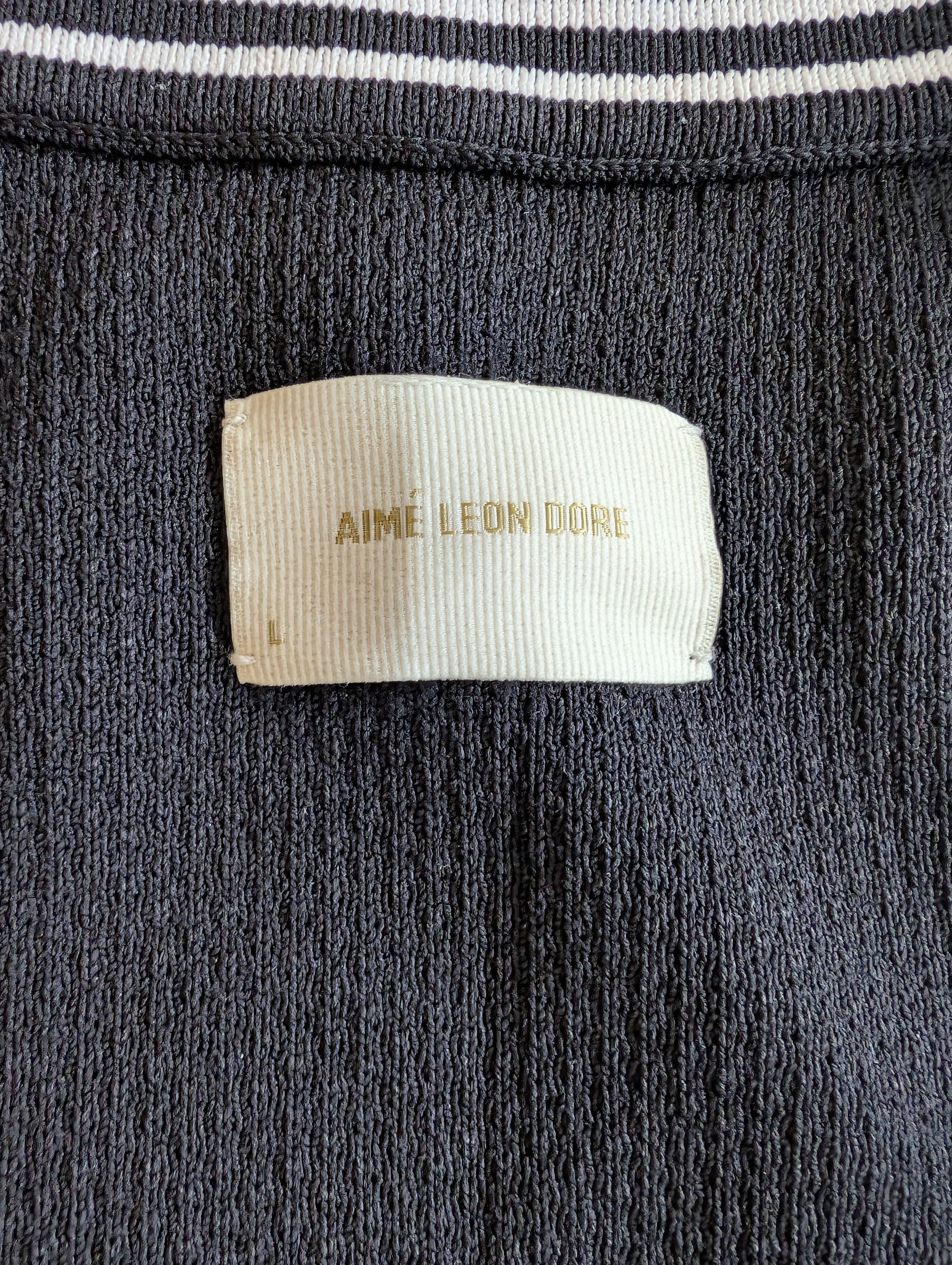 Aime Leon Dore Aime Leon Dore Knit Basketball Jersey Size US L / EU 52-54 / 3 - 3 Thumbnail
