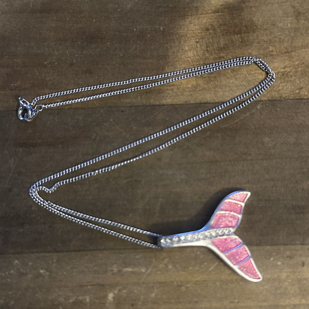 Vintage Vintage whales tail pendant necklace Size ONE SIZE - 2 Thumbnail