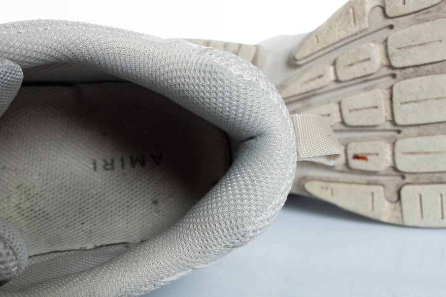Amiri Amiri, Bone runner in beige Size US 12 / EU 45 - 9 Thumbnail