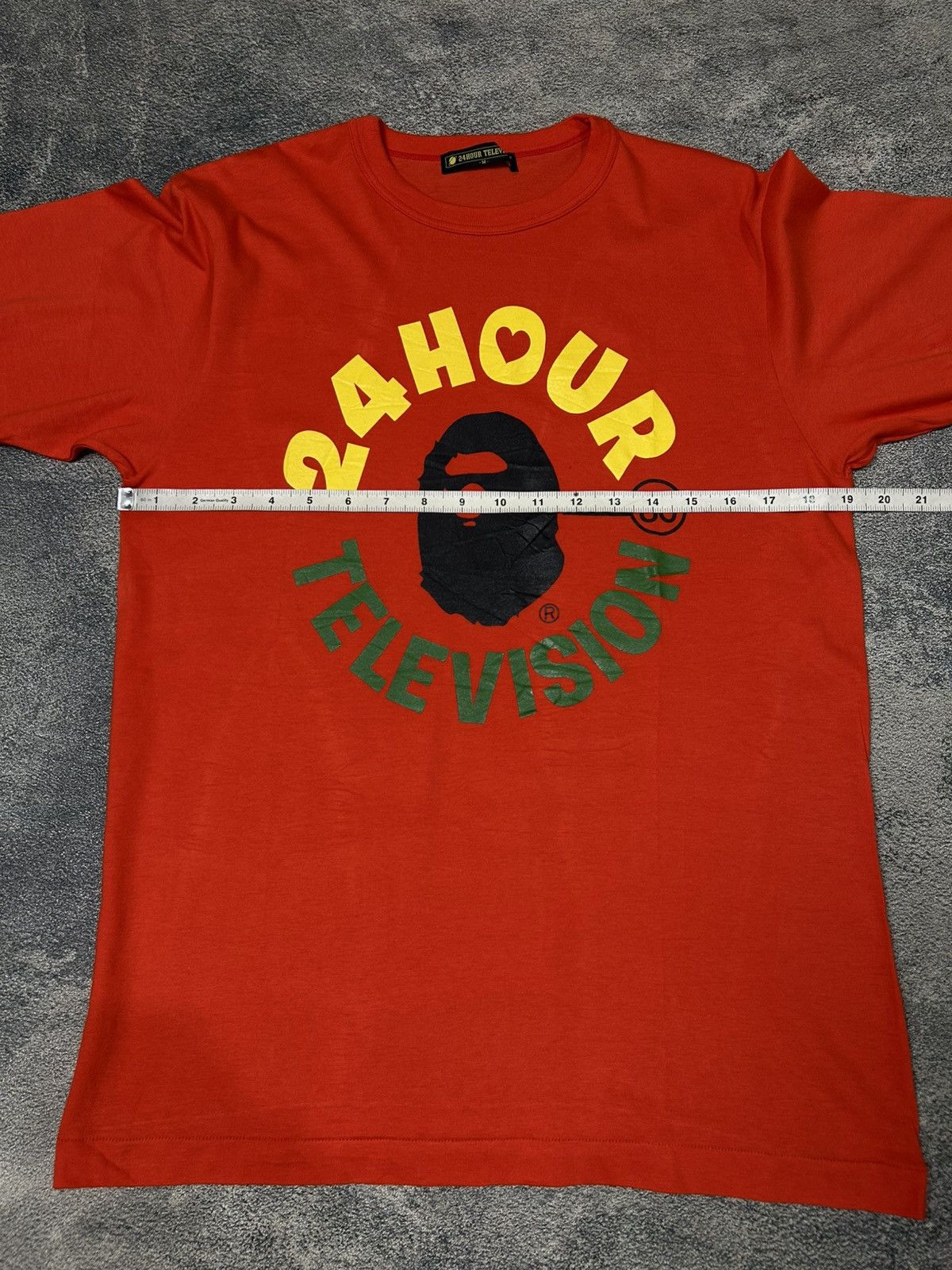 Bape 24 hour television X A Bathing Ape tee Size US M / EU 48-50 / 2 - 8 Thumbnail