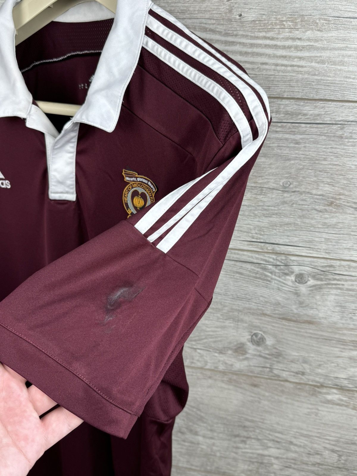 Adidas Adidas HEART OF MIDLOTHIAN 2014 2015 SHIRT SOCCER JERSEY Size US XL / EU 56 / 4 - 8 Thumbnail