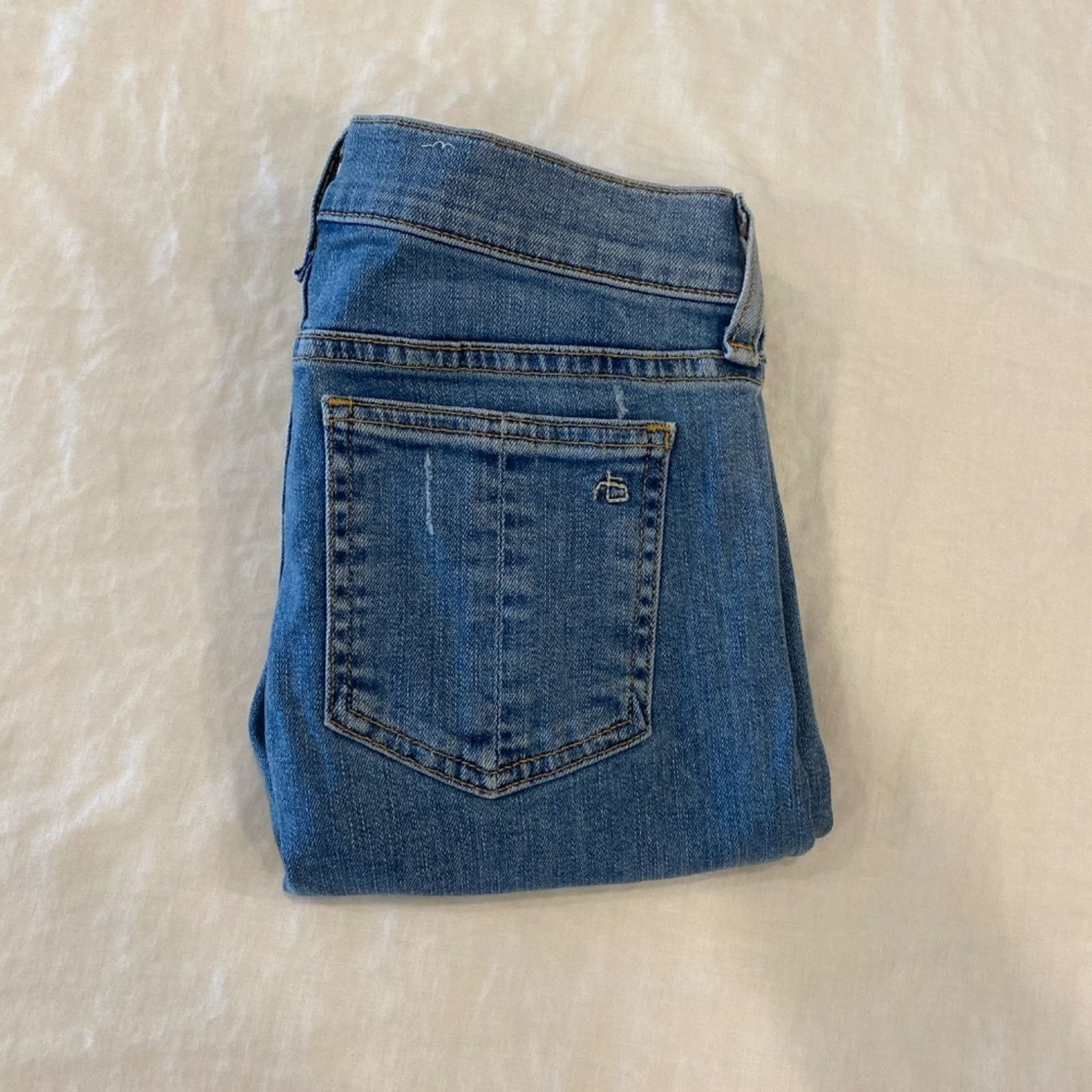 Rag & Bone Rag & Bone Women's Skinny Jean Distressed Raw Hem - 24 Size 24" / US 00 / IT 34 - 13 Thumbnail