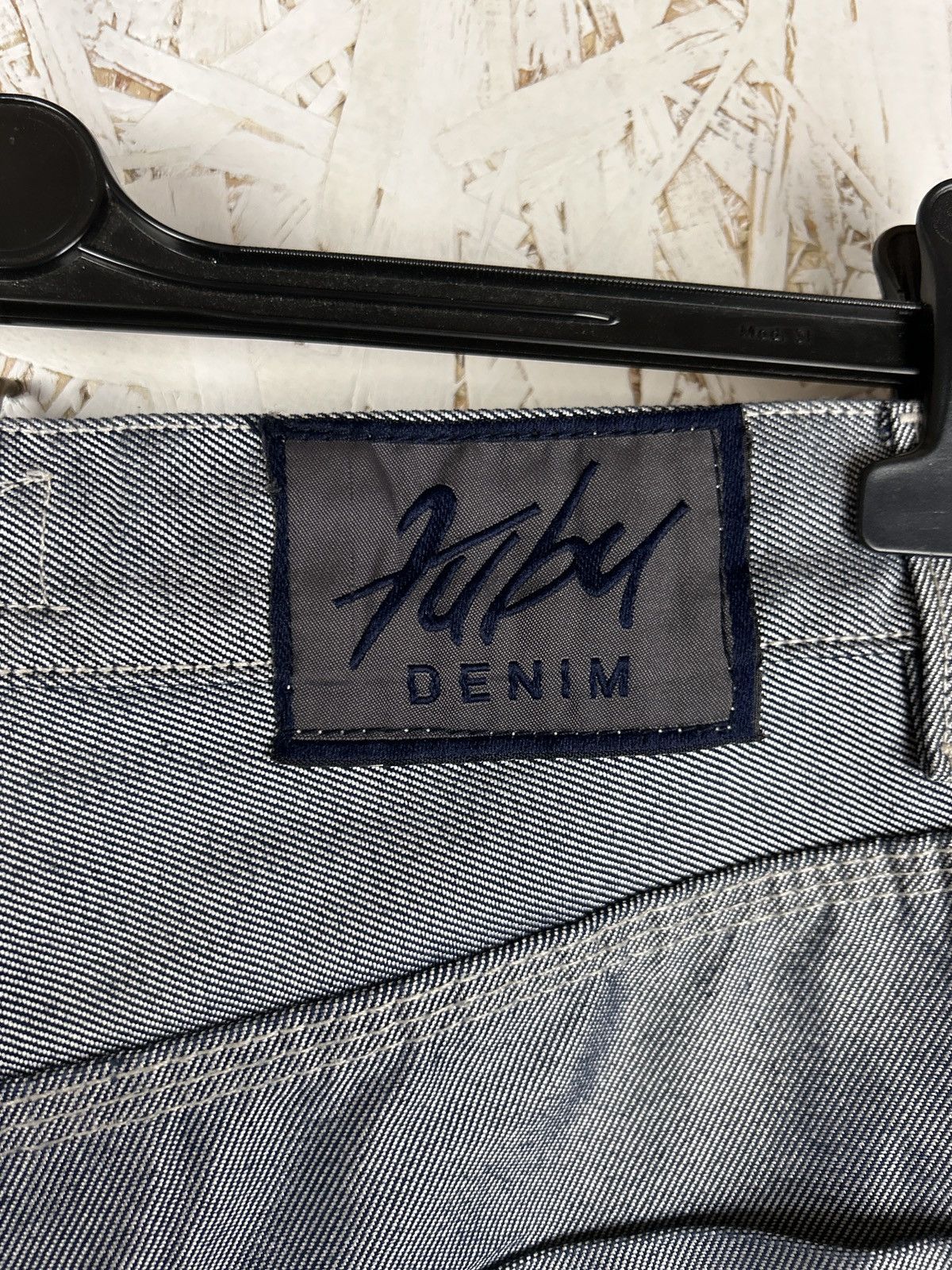 Fubu Vintage Fubu Collection Carpenter Shiny Denim Jeans W33 Size US 33 - 3 Thumbnail