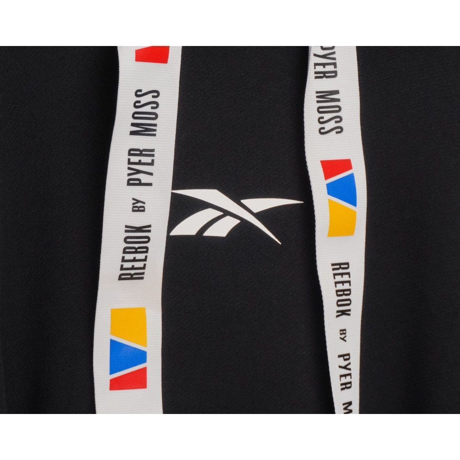 Pyer Moss × Reebok Reebok pyer moss limited oversized black sweatshirt hoodie Size US M / EU 48-50 / 2 - 4 Thumbnail