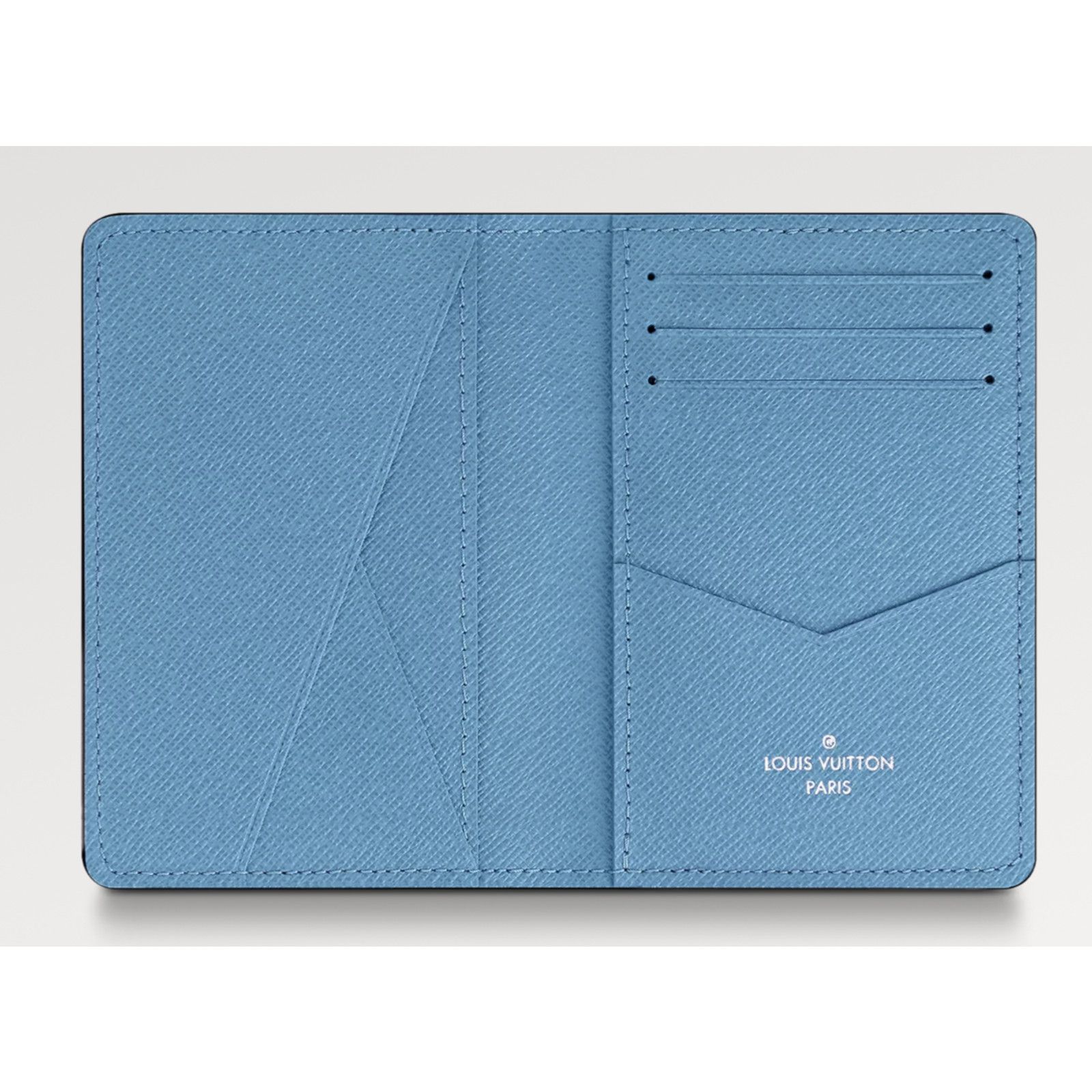 Louis Vuitton Louis Vuitton Blue Monogram Logo Pocket Organizer Wallet Size ONE SIZE - 10 Thumbnail