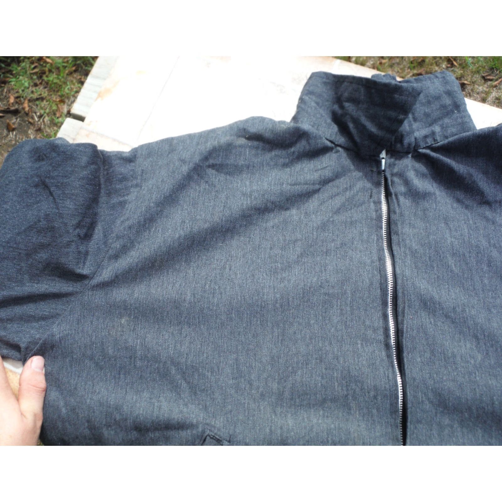 Vintage VINTAGE Men's 3XL Work Jacket Full Zip Lined Cotton USA Made Rockabilly Chest 58" Size US XXL / EU 58 / 5 - 6 Thumbnail