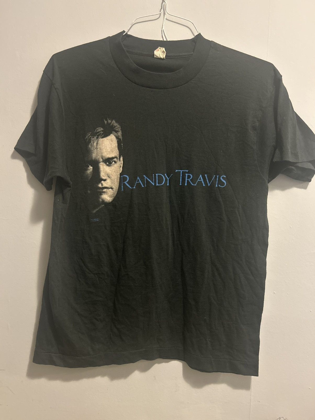 Vintage Randy Travis vintage t shirt screen stars , country music Size US L / EU 52-54 / 3 - 1 Thumbnail