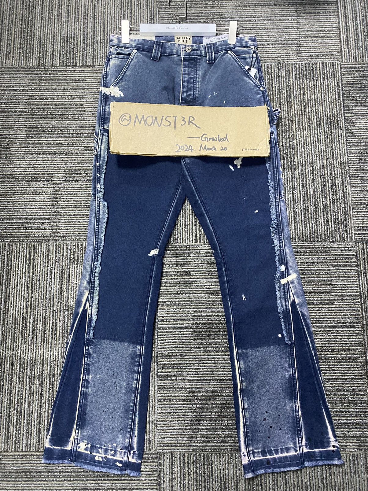 Gallery Dept. $old Out - Gallery Dept. La Flare Carpenter Pants Size US 31 - 2 Thumbnail