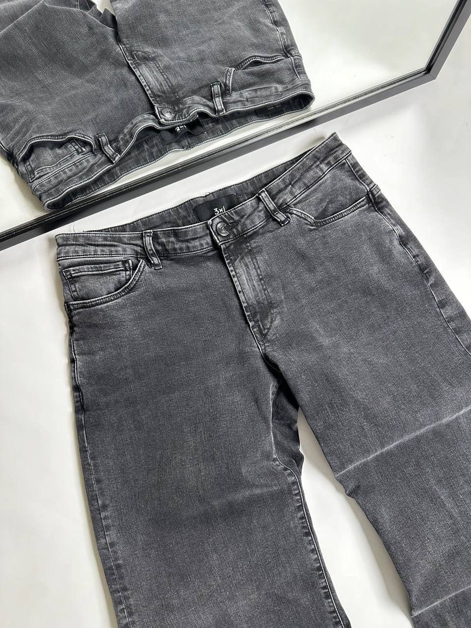 3x1 🔥3x1 Womens Black Premium Denim Baggy Jean Wide Leg Size 27" / US 4 / IT 40 - 2 Thumbnail