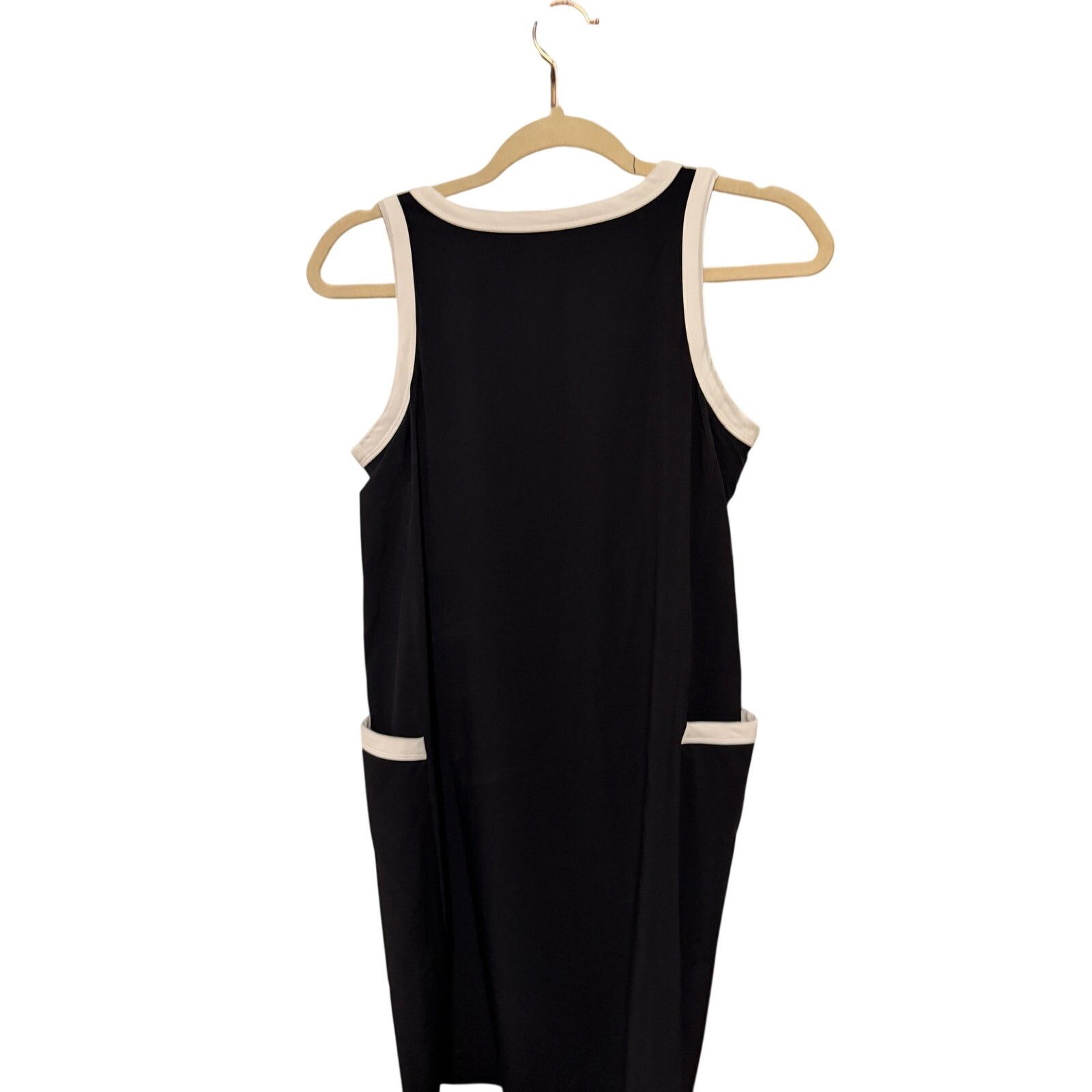 Lou & Grey Lou & Grey Black White Tipped Wanderweave Mini Pocket Dress Size XS / US 0-2 / IT 36-38 - 11 Thumbnail