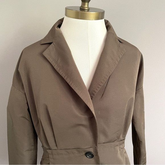 Vintage Vintage Lida Baday Brown Peplum Blazer - 8 🇨🇦 Size M / US 6-8 / IT 42-44 - 4 Thumbnail