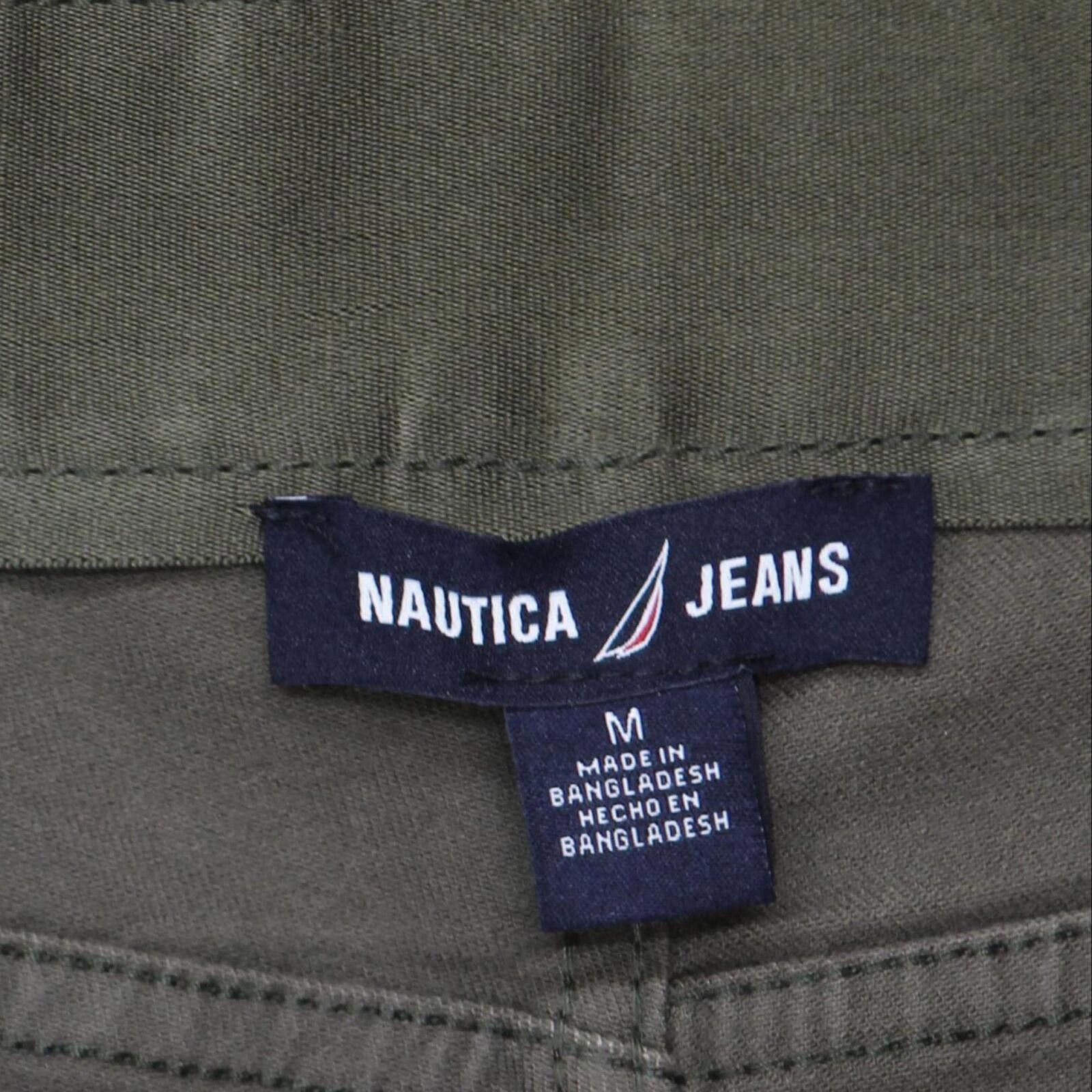 Nautica NWT Nautica Pull On Twill Shorts 1745029 M Olive Green Size 32" / US 10 / IT 46 - 5 Thumbnail
