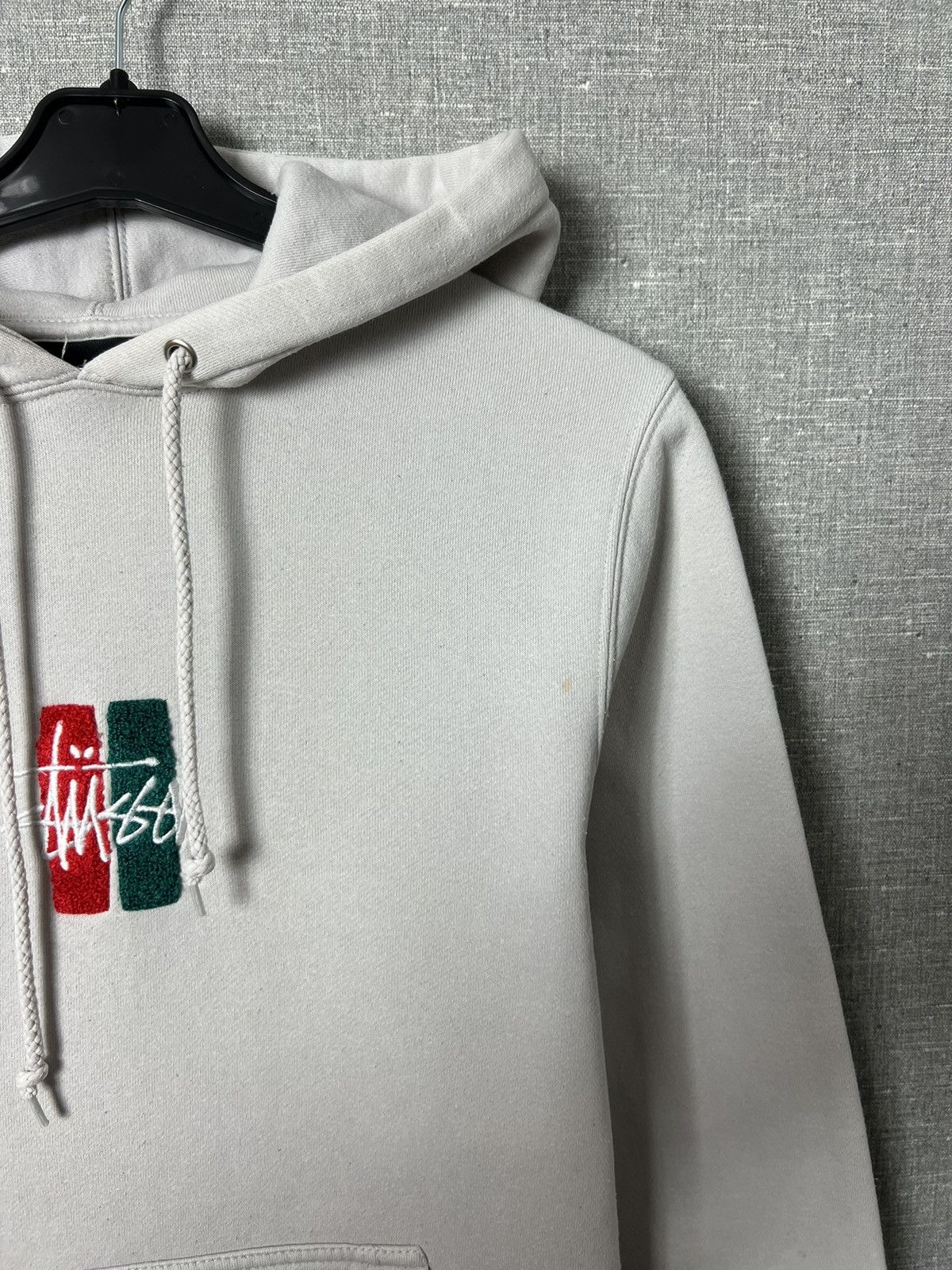 Stussy RARE STUSSY BARS LOGO APPLIQUE HOODIE SIZE S Size US S / EU 44-46 / 1 - 10 Thumbnail