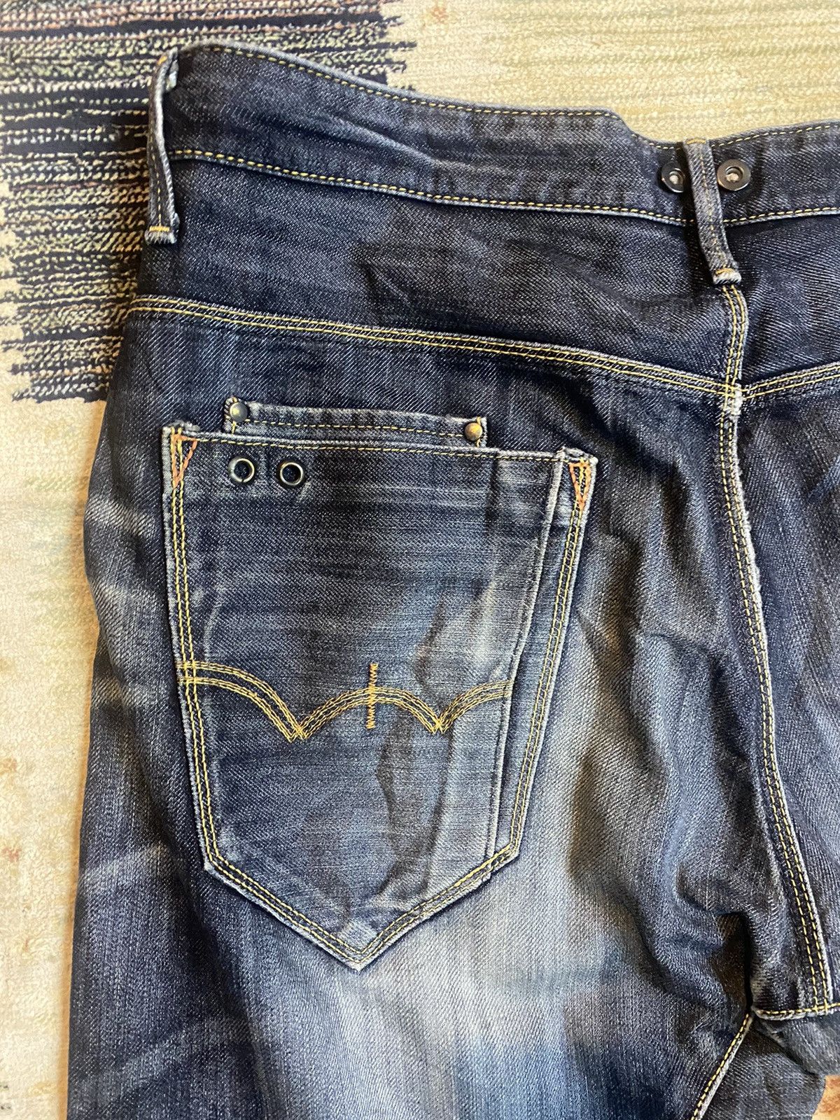 Edwin × Japanese Brand × Vintage 🇯🇵Vintage Distressed Edwin Pants Size US 38 / EU 54 - 10 Thumbnail