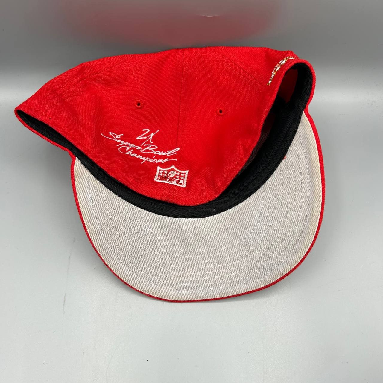 New Era Kansas City Chiefs Hat Men 7 7/8 Super Bowl NFL Fitted Cap Size ONE SIZE - 6 Thumbnail